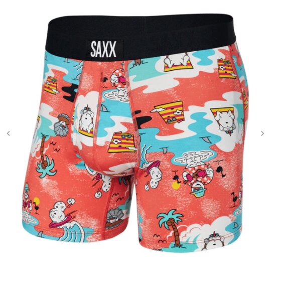 SAXX ULTRA Christmas Boxer Briefs with Fly “Snow Days" - Picture 1 of 4
